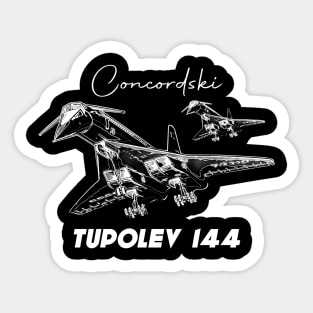 Tupolev-144 Sticker